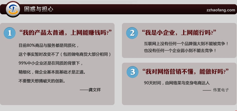 网络营销的担心与困惑